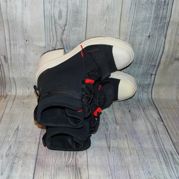 CONVERSE Chuck Taylor All Star GR82 Extra-High Black Egret Boots Womens 8.5 - Picture 6 of 7